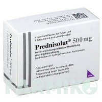ПРЕДНІЗОЛЮТ (PREDNISOLUT) 500 мг порошок 1 шт - Преднізолон MIBE