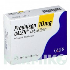 ПРЕДНІЗОН (PREDNISON) 10 мг таблетки 100 шт - Преднізон GALENPHARMA