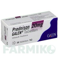 ПРЕДНІЗОН (PREDNISON) 20 мг таблетки 50 шт - Преднізон GALENPHARMA