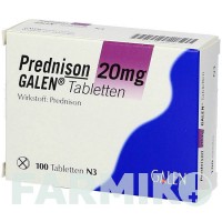 ПРЕДНІЗОН (PREDNISON) 20 мг таблетки 100 шт - Преднізон GALENPHARMA