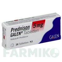 ПРЕДНІЗОН (PREDNISON) 5 мг таблетки 20 шт - Преднізон GALENPHARMA