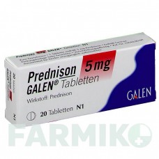 ПРЕДНІЗОН (PREDNISON) 5 мг таблетки 20 шт - Преднізон GALENPHARMA