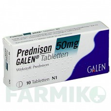 ПРЕДНІЗОН (PREDNISON) 50 мг таблетки 10 шт - Преднізон GALENPHARMA
