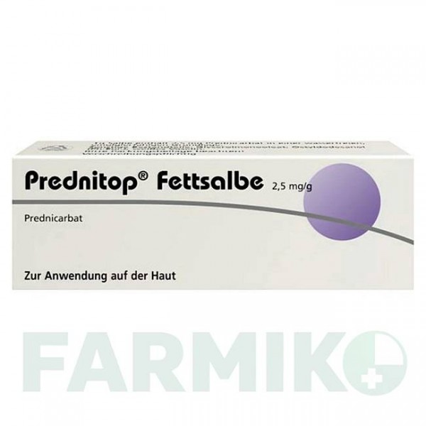 ПРЕДНІТОП (PREDNITOP) мазь 10 г - Преднікарбат DERMAPHARM
