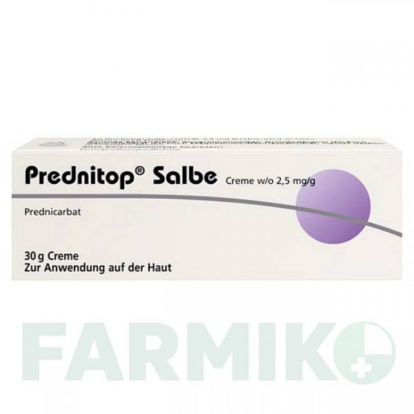 ПРЕДНИТОП (PREDNITOP) мазь 30 г - Предникарбат DERMAPHARM