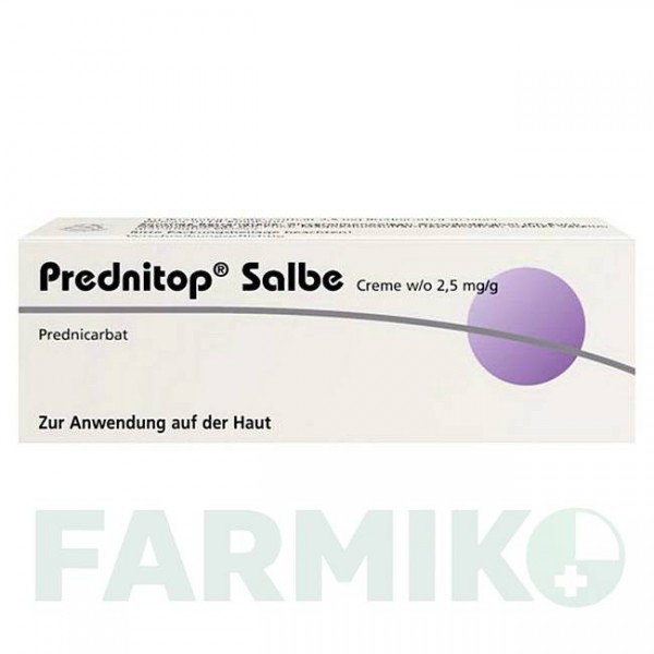 ПРЕДНИТОП (PREDNITOP) мазь 50 г - Предникарбат DERMAPHARM