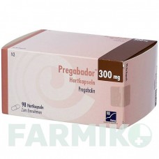 ПРЕГАБАДОР (PREGABADOR) 300 мг капсули 98 шт - Прегабалін BB FARMA