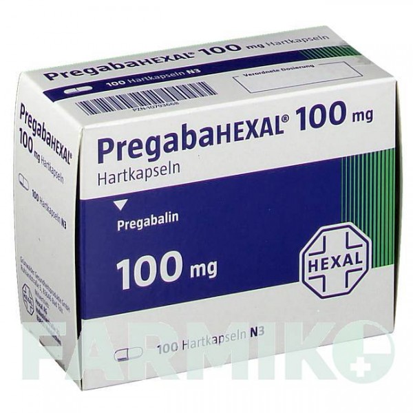 ПРЕГАБАГЕКСАЛ (PREGABAHEXAL) 100 мг капсулы 21 шт - Прегабалин HEXAL