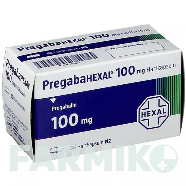 ПРЕГАБАГЕКСАЛ (PREGABAHEXAL) 100 мг капсулы 56 шт - Прегабалин HEXAL