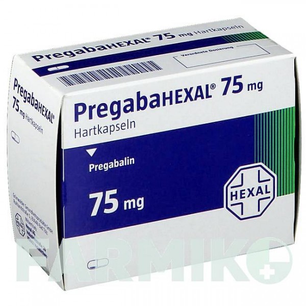 ПРЕГАБАГЕКСАЛ (PREGABAHEXAL) 75 мг капсули 70 шт - Прегабалін HEXAL