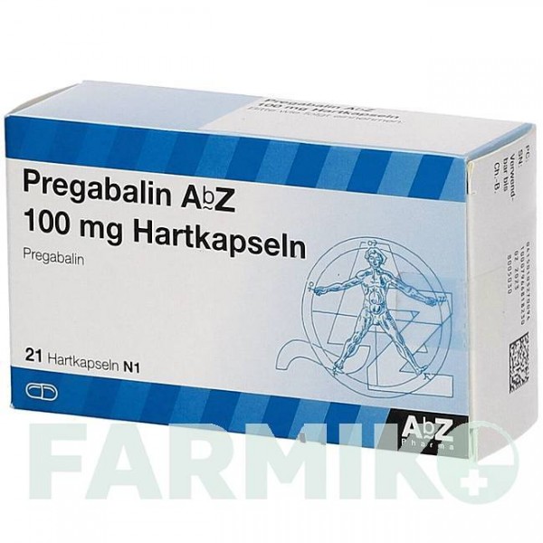 ПРЕГАБАЛІН (PREGABALIN) 100 мг капсули 21 шт - Прегабалін ABZ PHARMA