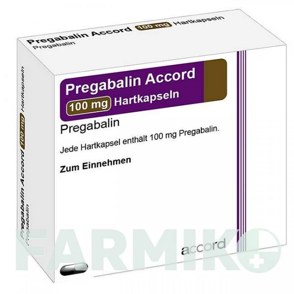 ПРЕГАБАЛІН (PREGABALIN) 100 мг капсули 21 шт - Прегабалін ACCORD HEALTHCARE
