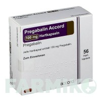 ПРЕГАБАЛІН (PREGABALIN) 100 мг капсули 56 шт - Прегабалін ACCORD HEALTHCARE