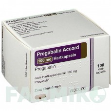 ПРЕГАБАЛІН (PREGABALIN) 100 мг капсули 100 шт - Прегабалін ACCORD HEALTHCARE