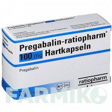 ПРЕГАБАЛИН (PREGABALIN) 100 мг капсулы 21 шт - Прегабалин RATIOPHARM