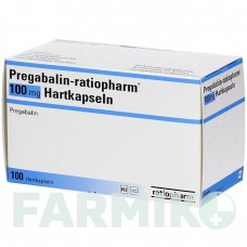 ПРЕГАБАЛИН (PREGABALIN) 100 мг капсулы 100 шт - Прегабалин RATIOPHARM