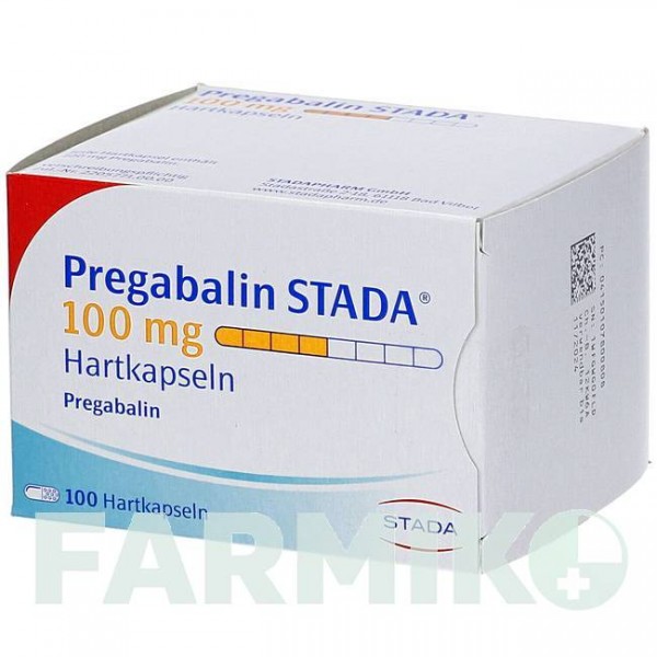 ПРЕГАБАЛІН (PREGABALIN) 100 мг капсули 100 шт - Прегабалін STADAPHARM