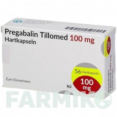 ПРЕГАБАЛІН (PREGABALIN) 100 мг капсули 56 шт - Прегабалін TILLOMED