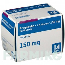 ПРЕГАБАЛІН (PREGABALIN) 150 мг капсули 56 шт - Прегабалін 1 A PHARMA