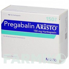 ПРЕГАБАЛІН (PREGABALIN) 150 мг капсули 56 шт - Прегабалін ARISTO PHARMA