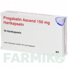ПРЕГАБАЛИН (PREGABALIN) 150 мг капсулы 14 шт - Прегабалин ASCEND