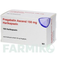 ПРЕГАБАЛИН (PREGABALIN) 150 мг капсулы 100 шт - Прегабалин ASCEND