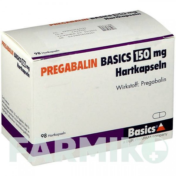 ПРЕГАБАЛИН (PREGABALIN) 150 мг капсулы 56 шт - Прегабалин BASICS