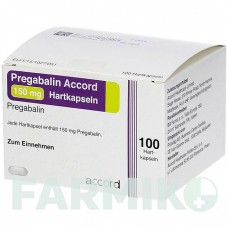 ПРЕГАБАЛІН (PREGABALIN) 150 мг капсули 100 шт - Прегабалін BB FARMA