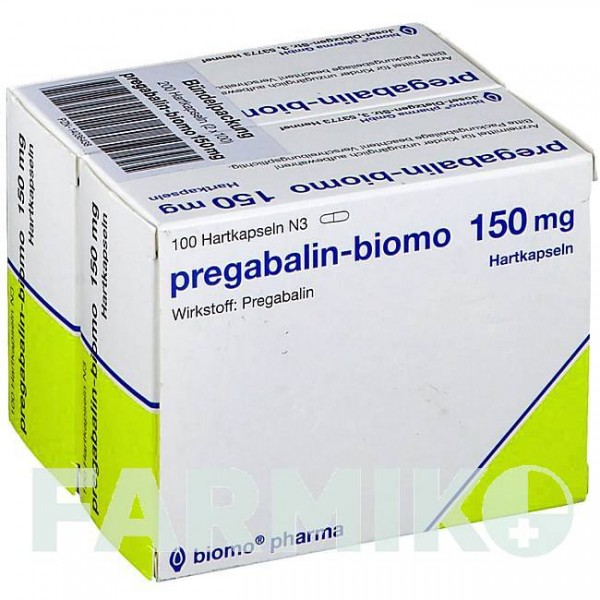 ПРЕГАБАЛИН (PREGABALIN) 150 мг капсулы 200 шт - Прегабалин BIOMO PHARMA