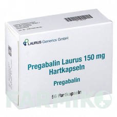ПРЕГАБАЛИН (PREGABALIN) 150 мг капсулы 56 шт - Прегабалин LAURUS GENERICS