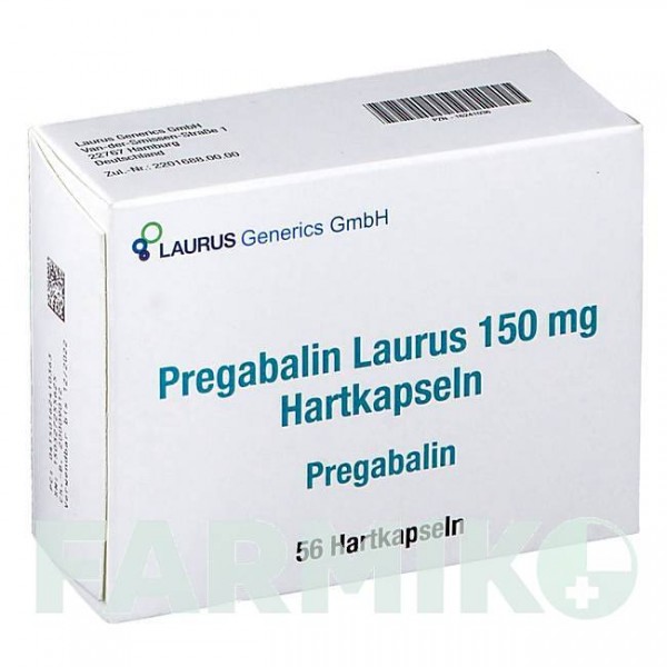 ПРЕГАБАЛИН (PREGABALIN) 150 мг капсулы 56 шт - Прегабалин LAURUS GENERICS