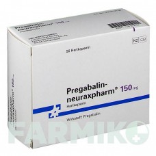 ПРЕГАБАЛІН (PREGABALIN) 150 мг капсули 56 шт - Прегабалін NEURAXPHARM