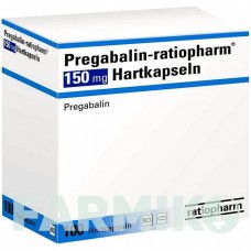 ПРЕГАБАЛИН (PREGABALIN) 150 мг капсулы 100 шт - Прегабалин RATIOPHARM