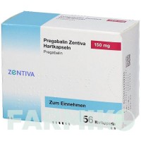 ПРЕГАБАЛИН (PREGABALIN) 150 мг капсулы 56 шт - Прегабалин ZENTIVA