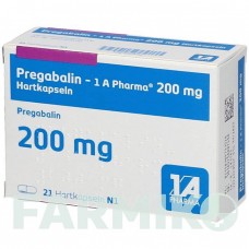 ПРЕГАБАЛІН (PREGABALIN) 200 мг капсули 21 шт - Прегабалін 1 A PHARMA
