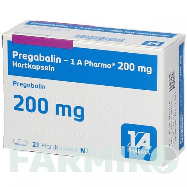 ПРЕГАБАЛИН (PREGABALIN) 200 мг капсулы 21 шт - Прегабалин 1 A PHARMA