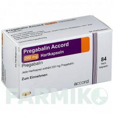 ПРЕГАБАЛІН (PREGABALIN) 200 мг капсули 84 шт - Прегабалін ACCORD HEALTHCARE