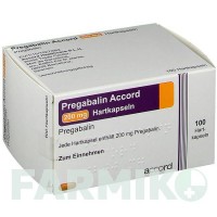 ПРЕГАБАЛІН (PREGABALIN) 200 мг капсули 100 шт - Прегабалін ACCORD HEALTHCARE
