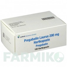 ПРЕГАБАЛИН (PREGABALIN) 200 мг капсулы 100 шт - Прегабалин LAURUS GENERICS