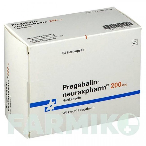 ПРЕГАБАЛИН (PREGABALIN) 200 мг капсулы 84 шт - Прегабалин NEURAXPHARM