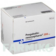 ПРЕГАБАЛІН (PREGABALIN) 200 мг капсули 98 шт - Прегабалін NEURAXPHARM