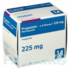 ПРЕГАБАЛІН (PREGABALIN) 225 мг капсули 100 шт - Прегабалін 1 A PHARMA