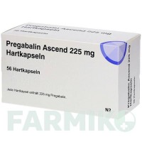 ПРЕГАБАЛІН (PREGABALIN) 225 мг капсули 56 шт - Прегабалін ASCEND