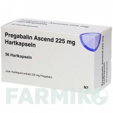 ПРЕГАБАЛИН (PREGABALIN) 225 мг капсулы 56 шт - Прегабалин ASCEND