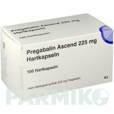 ПРЕГАБАЛИН (PREGABALIN) 225 мг капсулы 100 шт - Прегабалин ASCEND