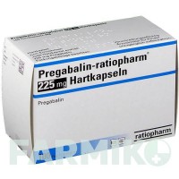 ПРЕГАБАЛІН (PREGABALIN) 225 мг капсули 100 шт - Прегабалін RATIOPHARM