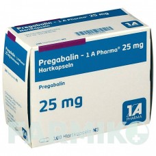 ПРЕГАБАЛІН (PREGABALIN) 25 мг капсули 14 шт - Прегабалін 1 A PHARMA