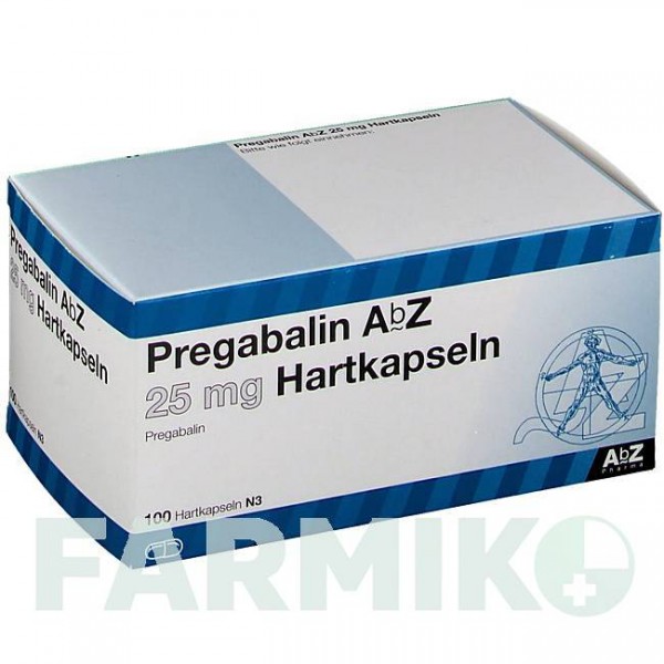 ПРЕГАБАЛІН (PREGABALIN) 25 мг капсули 14 шт - Прегабалін ABZ PHARMA