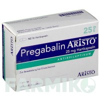 ПРЕГАБАЛІН (PREGABALIN) 25 мг капсули 56 шт - Прегабалін ARISTO PHARMA