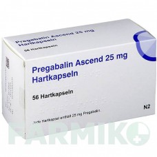 ПРЕГАБАЛИН (PREGABALIN) 25 мг капсулы 56 шт - Прегабалин ASCEND
